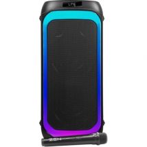 Aero Altoparlante Portatile Bluetooth LED RGB 350W PMPO + Microfono - Nuovo
