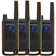 Talkabout T82 Extreme Quad Pack radio bidirectionnelle 16 canaux