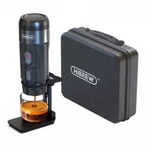 Macchina da caffè da auto portatile HiBREW H4A 80W con supporto, estrazione 15 Bar DC 12V, macchina per cialde 3 in 1 (caldo/freddo) - Nuovo