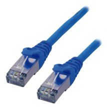 MCL 1m Cat6a S/FTP câble de réseau Bleu S/FTP (S-STP)