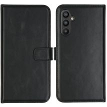 Selencia SH00057258 coque de protection pour téléphones portables 16,8 cm (6.6 ) Folio porte carte Noir Samsung Galaxy A34 (5G)