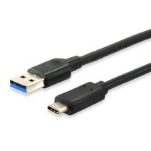 Equip 12834107 cable USB USB 3.2 Gen 2 (3.1 Gen 2) 1 m USB A USB C Negro - Nuevo