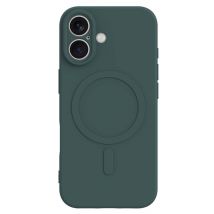 Coque MagSafe pour iPhone 17 en TPU Ultra Durable Série Kickcase Vert foncé