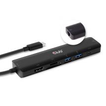 CLUB3D CSV-1592 Docking station USB 3.2 Gen 1 (3.1 Gen 1) Type-C Nero - Nuovo