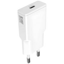 Chargeur Secteur USB-C GaN 30W Format Compact Blanc