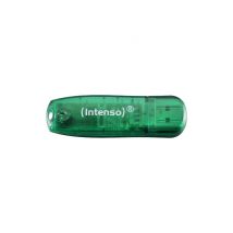 Intenso Rainbow Line unidad flash USB 8 GB USB tipo A 2.0 Verde - Nuevo