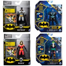 DC Comics BATMAN - FIGURINE BASIQUE 10 CM Batman - - Figurine Articulée Avec 3 Accessoires Mission Mystère jouet Batman 10 cm - 6055946 - Plusieurs 