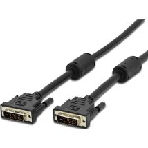 Techly 10m DVI-D DL/DVI-D DL cable DVI Negro - Nuevo