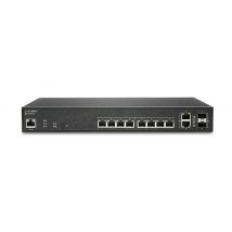 SonicWall SWS12-10FPOE Gestionado L2 Gigabit Ethernet (10/100/1000) Energía sobre Ethernet (PoE) Negro - Nuevo