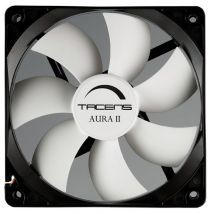 Tacens Aura II 12cm Boitier PC Ventilateur Noir, Blanc