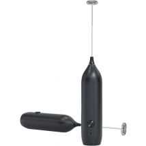 Mousseur à Lait Électrique Rechargeable noir