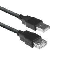 ACT AC3040 cable USB 1,8 m USB 2.0 USB A Negro - Nuevo