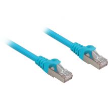 Sharkoon Cat.6a SFTP câble de réseau Bleu 2 m Cat6a S/FTP (S-STP)