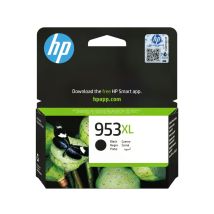 HP 953XL - 42.5 ml - à rendement élevé - noir - original - boîte de suspension - cartouche d'encre - pour Officejet Pro 7720, 7730, 7740, 8210, 8216, 