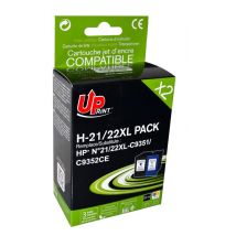 Pack UPrint compatible HP 21XL/22XL