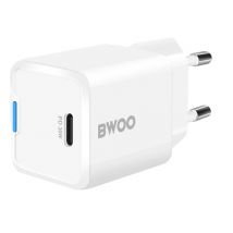 Chargeur Secteur Rapide 30W GaN USB-C Blanc