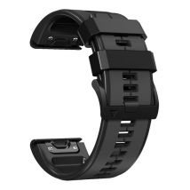 Bracelet en silicone 26 mm pour Garmin Fenix 6X/Fenix7X/7X pro, COROS Black
