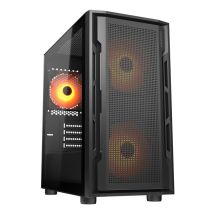 COUGAR Uniface Mini RGB Mini Tower Bianco - Nuovo