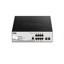 D-Link DGS-1210-10P Gestionado L2 Gigabit Ethernet (10/100/1000) Energía sobre Ethernet (PoE) 1U Negro - Nuevo