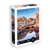 Puzzle de 1000 piezas La pequeña Venecia de Colmar - Descubra Alsacia - Nuevo