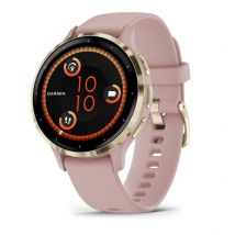 Garmin Venu 3S 3,05 cm (1.2 ) AMOLED 41 mm Numérique 390 x 390 pixels Écran tactile Or, Rose Wifi GPS (satellite)