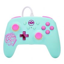 PowerA NSGP0146-01 accessoire de jeux vidéo Bleu, Rose USB Manette de jeu Analogique Nintendo Switch
