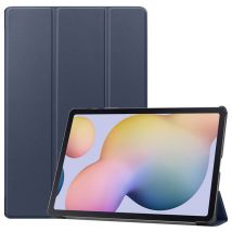 imoshion Coque tablette Trifold pour Samsung Galaxy Tab S8 Plus / S7 Plus / S7 FE 5G - Bleu foncé