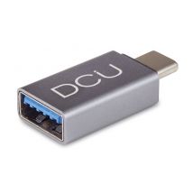 DCU Advance Tecnologic 30402030 cambiador de género para cable USB A USB C Gris - Nuevo