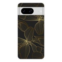 Funda de silicona - Compatible con Google Pixel 8 - diseño golden flowers - Nuevo
