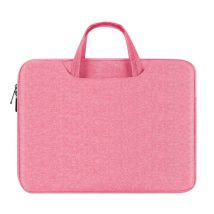 Sacoche pour MacBook Pro 15 / 16 Zippée Imperméable avec Poignée Rose