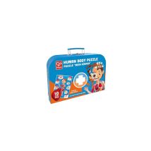Puzzle educativo del cuerpo humano - Hape para niños - Nuevo