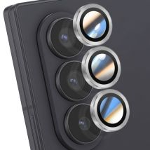 Enkay Protección de lente de cámara para Galaxy Z Fold 7 triple lente Plateado - Nuevo