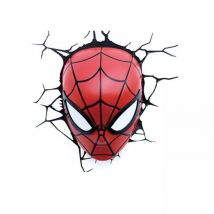 Marvel lampe 3D LED Spiderman visage 3D
