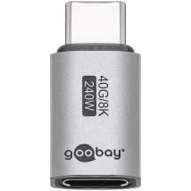 Goobay 74447 changeur de genre de câble USB-C Argent