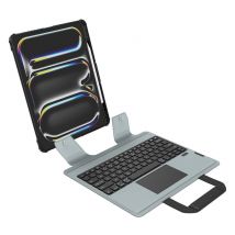 Étui Clavier Rétroéclairé pour iPad Pro 13 Antichoc avec Touchpad Noir