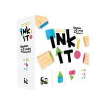 Ink IT - Juego de mesa cooperativo - de 2 a 8 Jugadores - creatividad e Imaginación - a partir de 7 Años - Juego de ambiente - Bankiiiz - Blackrock 