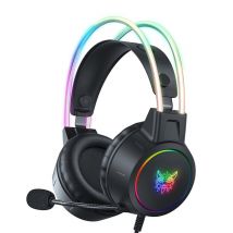 ONIKUMA - X15 PRO Negro - Auriculares LED RGB multiplataforma para juegos - Nuevo