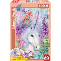 Puzzle infantil Schmidt Spiele Dulce Belleza de la Unicornio 100 piezas Ilustración pastel rosa pálido - Nuevo