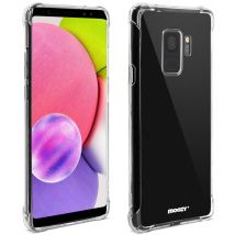 Funda de silicona antigolpes Moozy para Samsung S9 - Carcasa de teléfono transparente y clara en TPU blando. - Nuevo