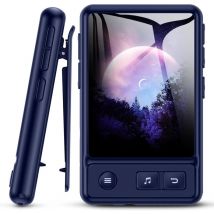 Lecteur MP3 de 2,4 pouce Bluetooth 32Go avec Clip bleu
