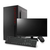 Pc de Bureau Complet ECOPRO i124-22 - Intel i5 12400 - DDR4 16GB - SSD 500GB - Moniteur 22 & Accéssoires