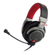 Audio-Technica ATH-PDG1A auricular y casco Auriculares Alámbrico Diadema Juego Negro, Rojo - Nuevo