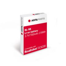 AGFA PHOTO - Batería de litio BL-5B para cámaras compactas Agfa DC8200 - Nuevo