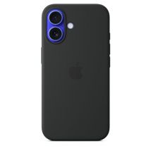 Apple Coque en silicone avec MagSafe pour iPhone 16 - Noir Apple iPhone 16