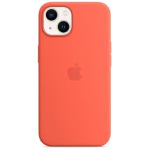 Apple Coque en silicone MagSafe pour iPhone 13 - Nectarine