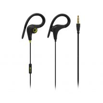 MySound Speak Fit Auriculares Alámbrico gancho de oreja Llamadas/Música Negro, Verde - Nuevo