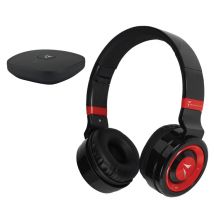 Techmade TM46-TV auricular y casco Auriculares Inalámbrico Diadema MicroUSB Negro, Rojo - Nuevo