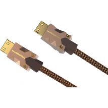 Câble HDMI Monster 3M - Résolution 4K - Vidéo HDR10+ - 25 GBPS - Vitesse Éclair - Triple Blindage - Garanti à Vie