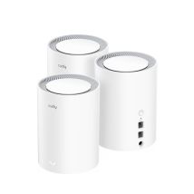 Cudy M1800 3-pack Doble banda (2,4 GHz / 5 GHz) Wi-Fi 6 (802.11ax) Blanco 1 Interno - Nuevo