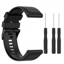 Bracelet de montre pour Garmin Fenix 7/6/5 Noir